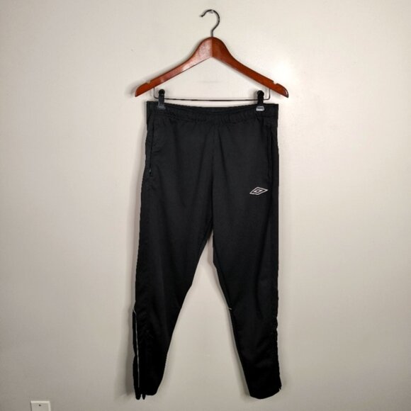 Umbro Vintage Retro 90s Y2K Street Urban Hip Hop Running Stretch Track Pants M - Picture 1 of 6
